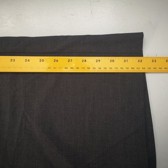 NWT Elle Woman Ladies Size 18W Dark Grey Wide Leg Wide Waistband Dress Pants - Picture 12 of 12